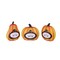 Northlight Pumpkins "Thanks, Today, Tomorrow, Always" Fall Harvest Decorations - 5.5" - Set of 3